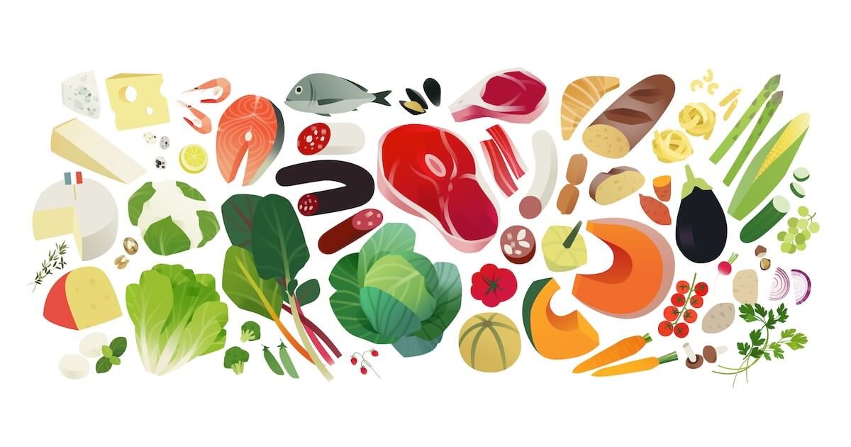 食材のイラスト