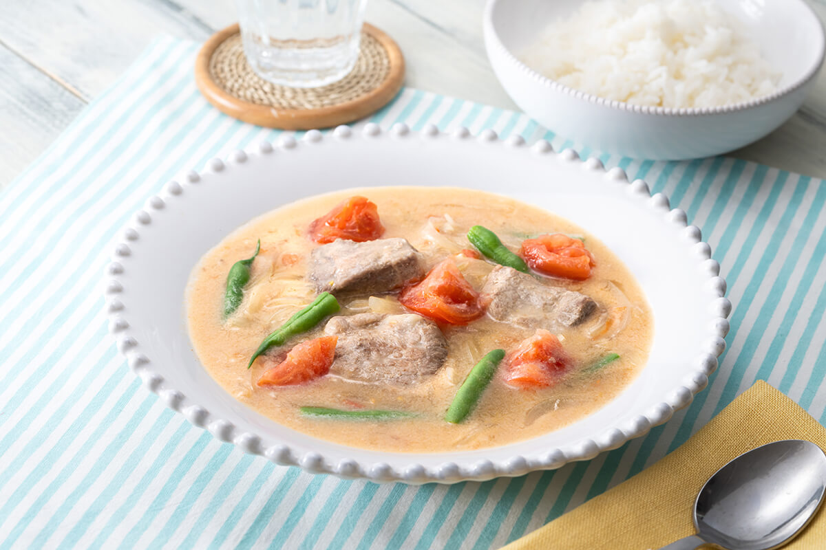 トマトと豚肉のクリームシチュー