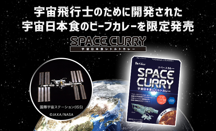 宇宙飛行士のために開発された 宇宙日本食のビーフカレーを限定発売 SPACE CURRY 宇宙日本食レトルトカレー