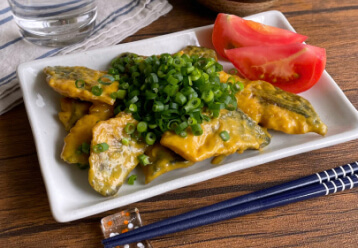 焼きサバのマスタード和え