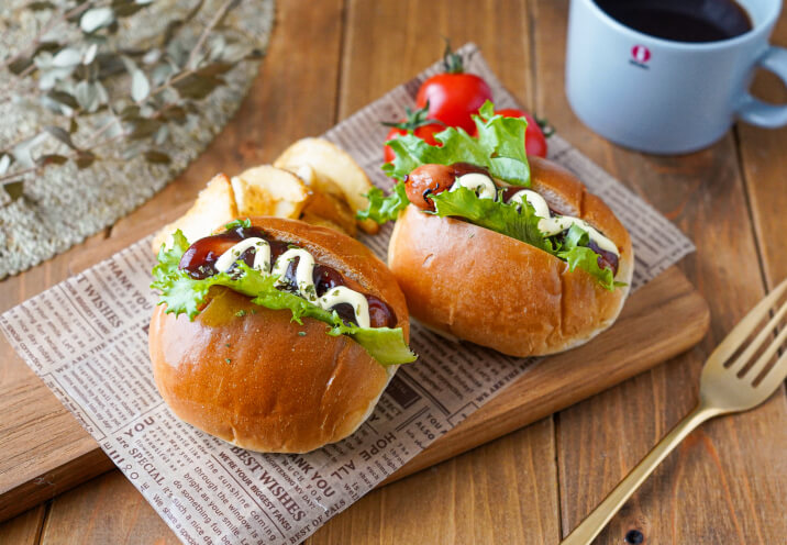 お手軽てりマヨドッグ