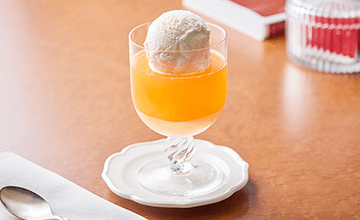 ＜「北海道産富良野メロン」ピューレ使用＞フルーチェゼリーフロート