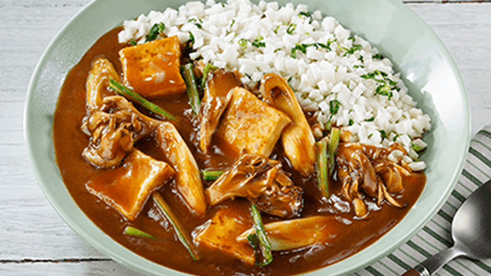 かぶライスと食べる厚揚げカレー