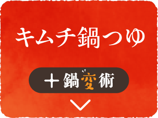 キムチ鍋つゆ + 鍋変術