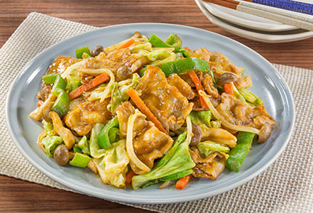 カレー肉野菜炒め