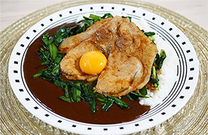 #スタミナつけたい ガッツリスタミナニラ豚カレー