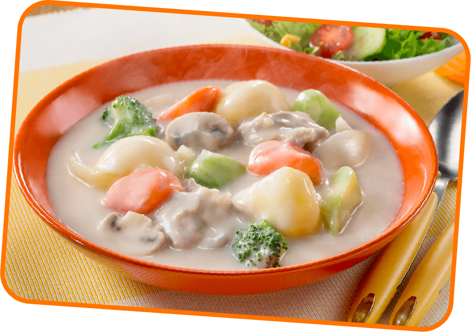 ブロッコリーたっぷりシチューの画像