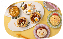 NEW 「オタフクソース」とコラボ とんがりコーンお好み焼き（オコアート）