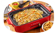 NEW 「オタフクソース」とコラボ とんがりコーンもんじゃ焼き