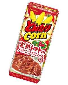 とんがりコーン＜完熟トマトのハヤシライスソース味＞