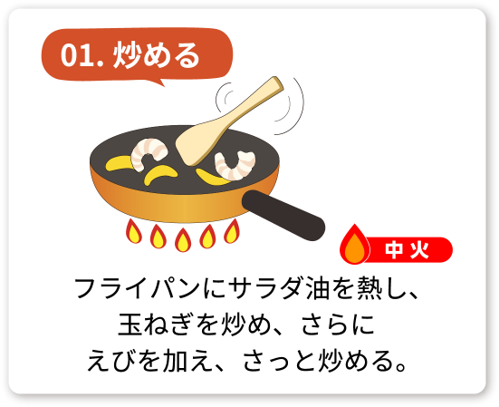 01.炒める