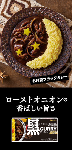 お月見ブラックカレー ローストオニオンの香ばしい旨さ