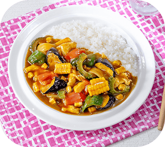 野菜たっぷり夏カレー