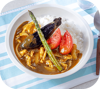 夏野菜まるごと焼き!スタミナカレー